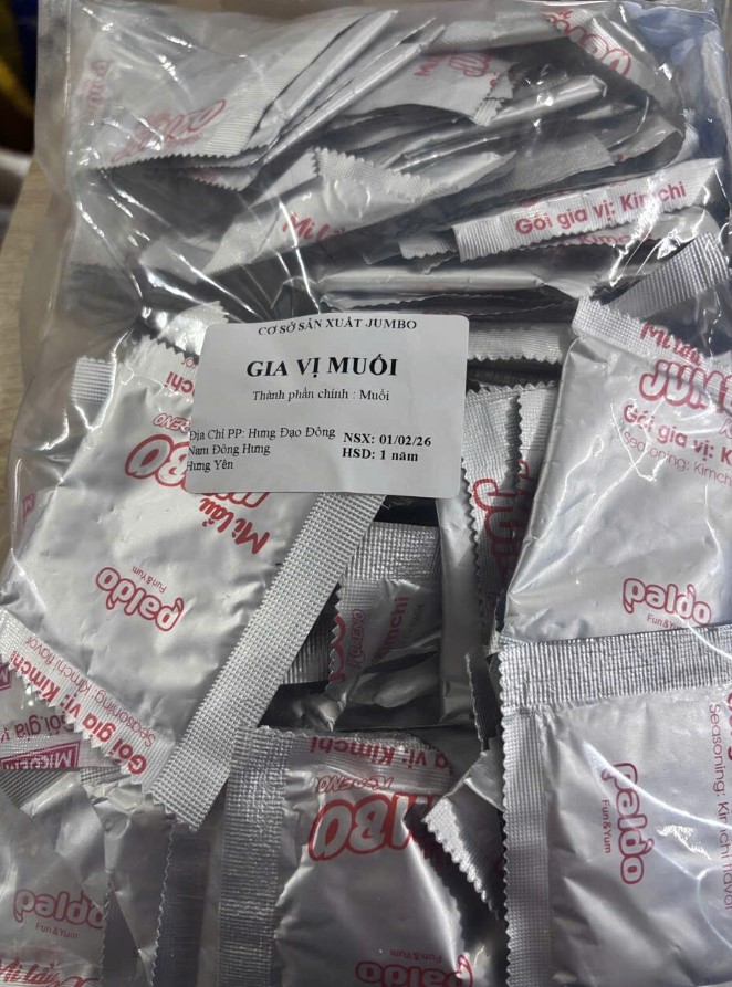 Bịch gia vị muối Jumbo 1kg